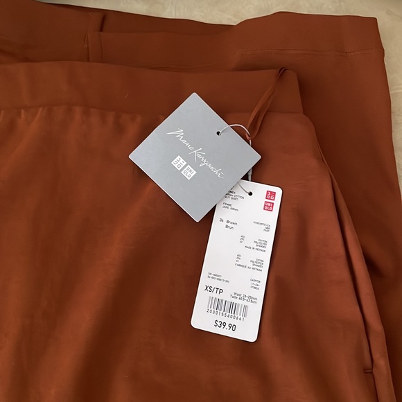 Mame Kurogouchi AIRism Cotton Slit Skirt - Picture 4 of 8